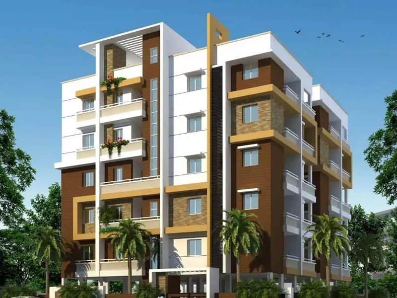 Montažna stanovanjska stavba jeklenega okvirja