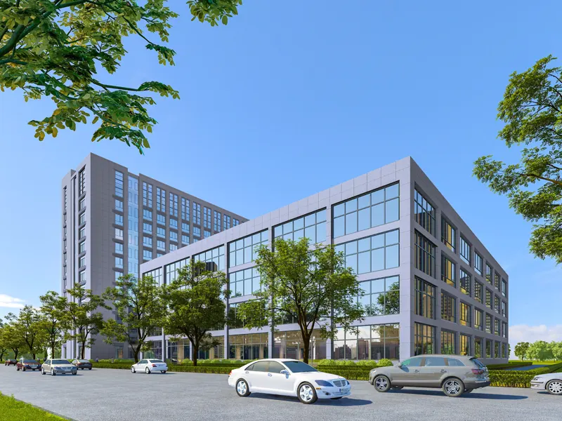 Več družinske zgradbe hitrega montažnega jekla