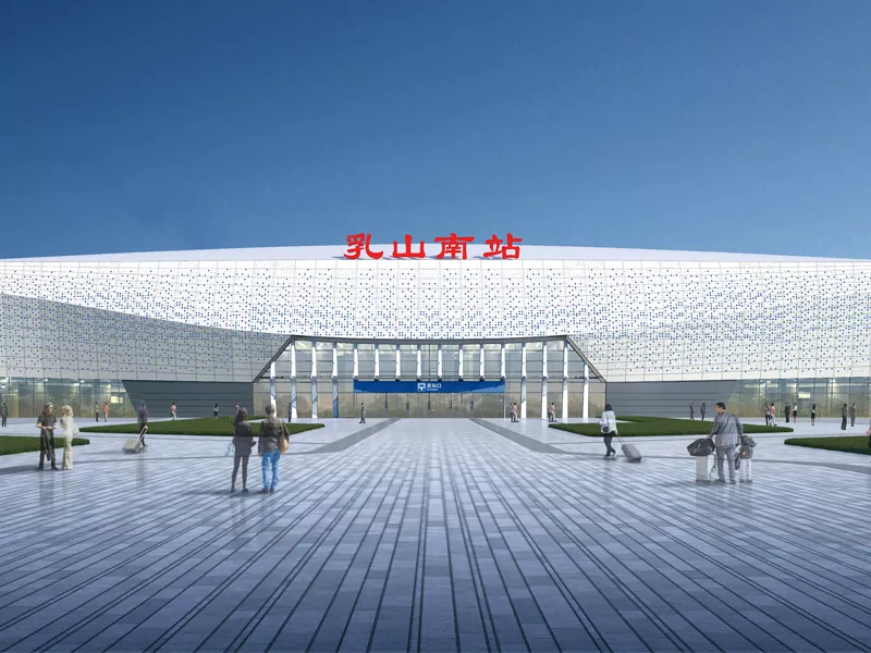 Železniške postaje z jeklenimi okvirji