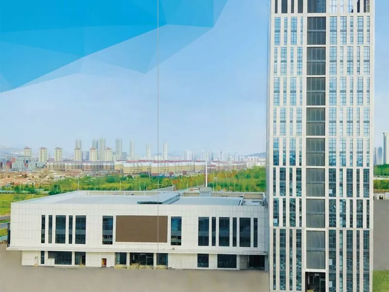 Jeklena struktura več-nadstropna zgradba